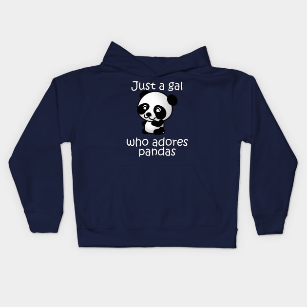 Awesome Adorable Panda Cute Teens Girl Women Gift Kids Hoodie by rayrayray90